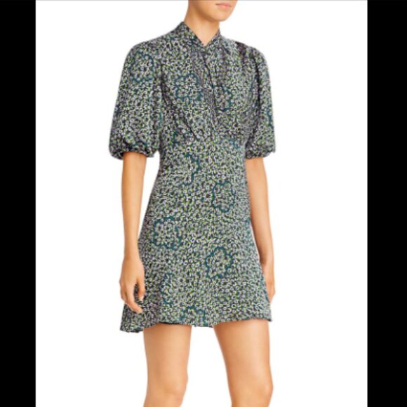 Brand New Beautiful Kate Spade Flair Flora Devoré Mini Dress - Picture 2 of 16